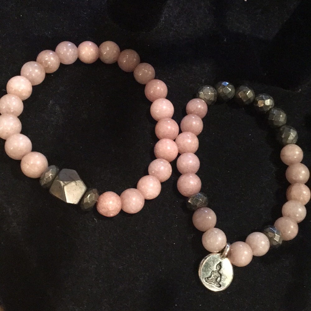 authentic stone buddha peace bracelets